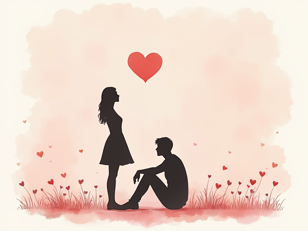 Woman enjoying Valentine's Day alone